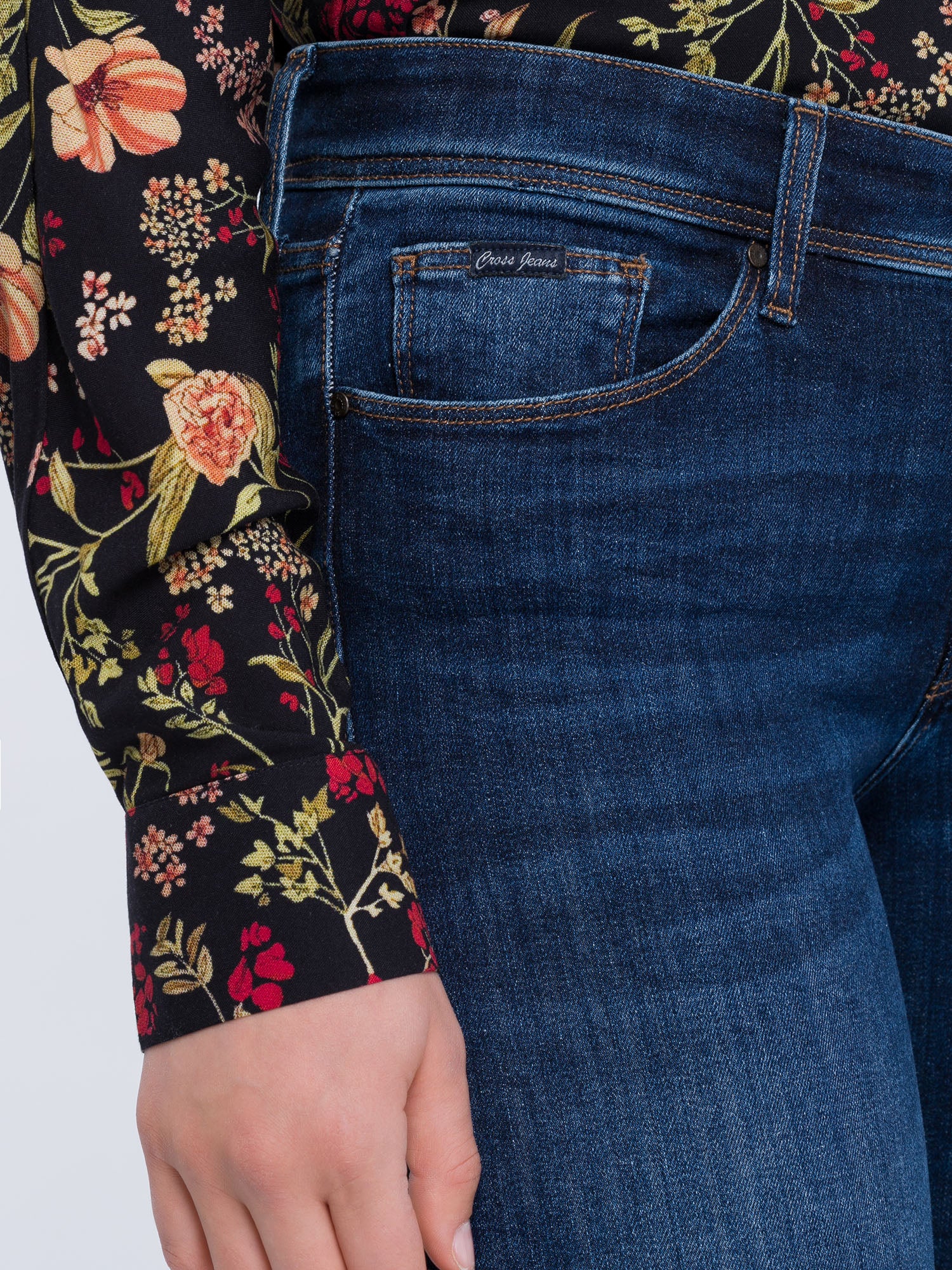 CROSS JEANS ANYA Jeans - Deep Atlantic Blue - P489-182 von Cross Jeans