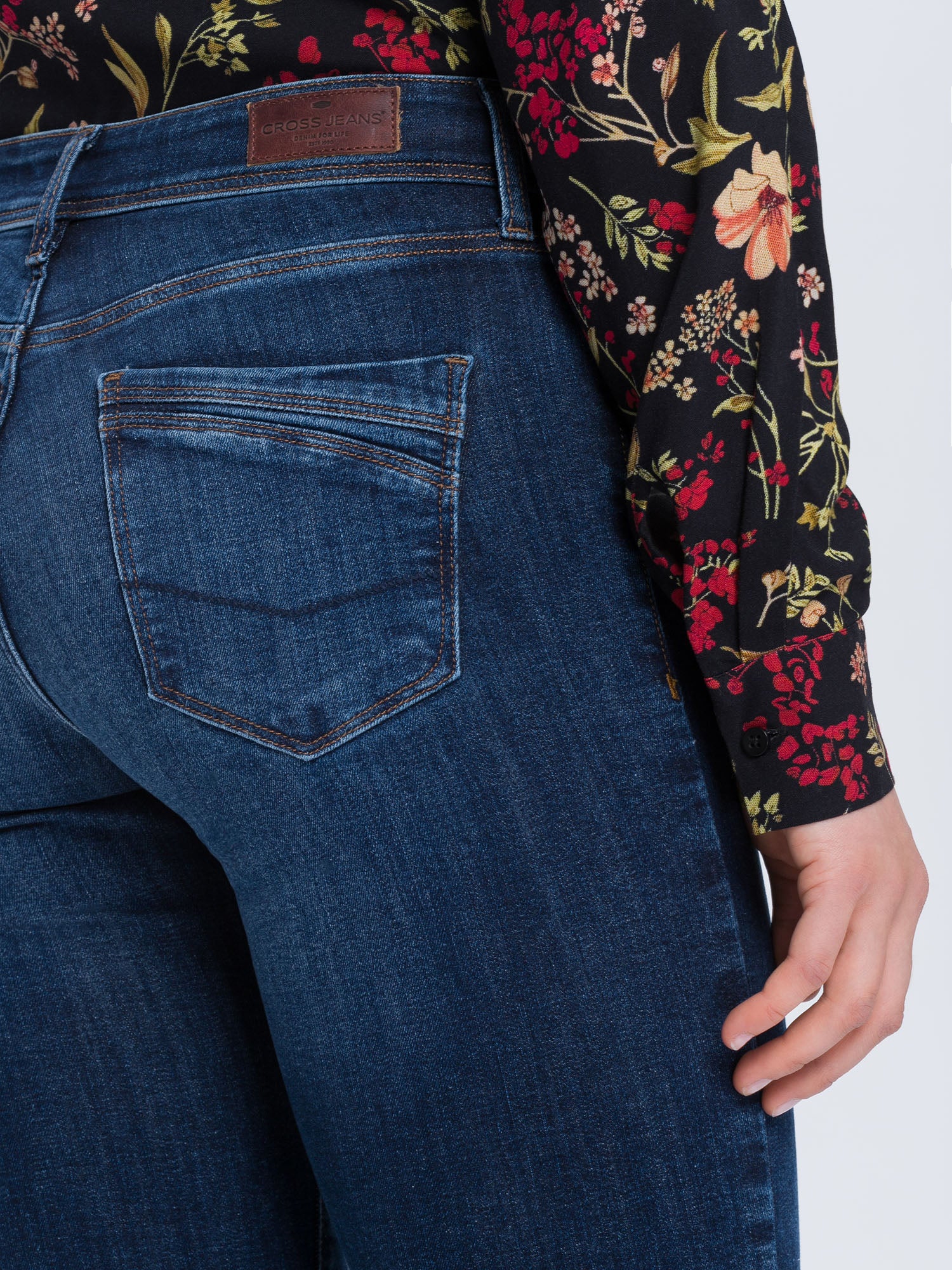 CROSS JEANS ANYA Jeans - Deep Atlantic Blue - P489-182 von Cross Jeans