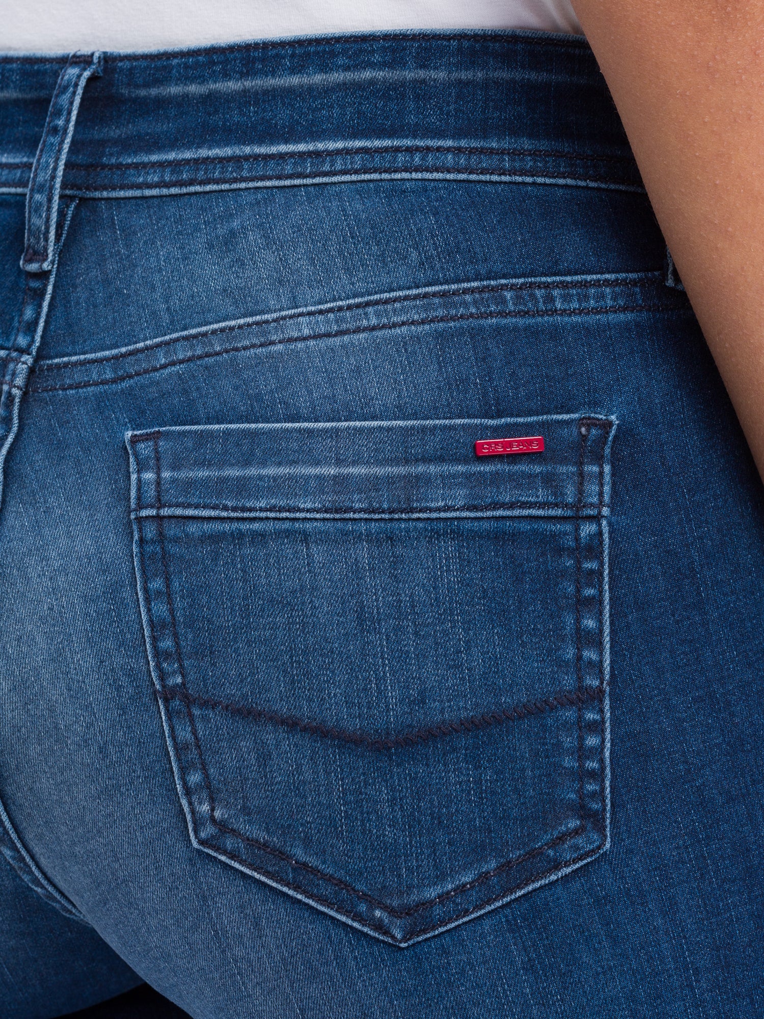 CROSS JEANS Anya Five Pocket - Midnight Ocean Blue - P489-187 von Cross Jeans