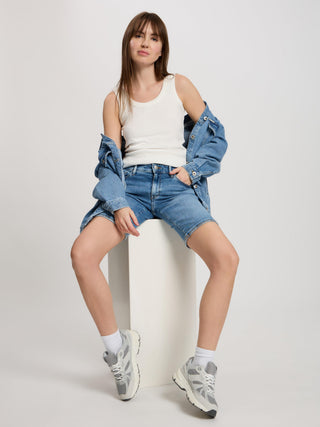 CROSS JEANS Anya Short - Misty Riviera Blue - P528-012