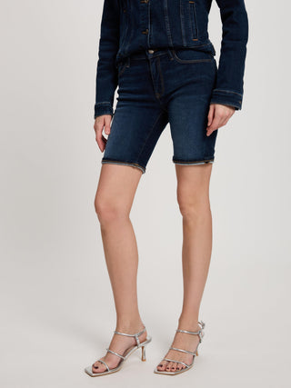 CROSS JEANS ANYA SHORT - Midnight Indigo Denim - P528-014