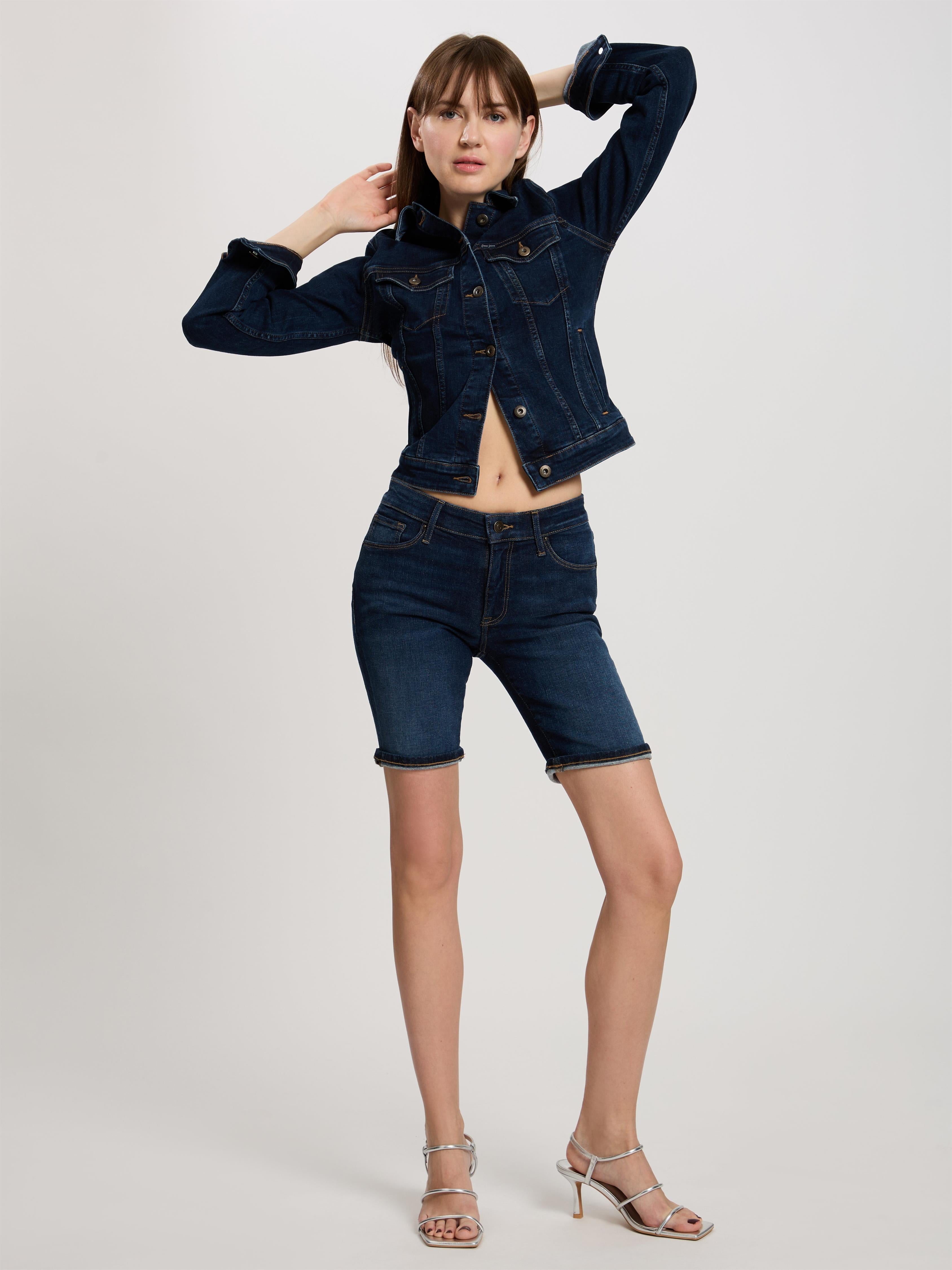 CROSS JEANS ANYA SHORT - Midnight Indigo Denim - P528-014 von Cross Jeans