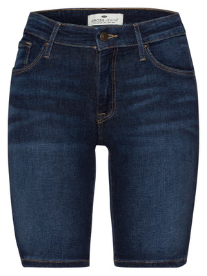 CROSS JEANS ANYA SHORT - Midnight Indigo Denim - P528-014