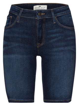 CROSS JEANS ANYA SHORT - Midnight Indigo Denim - P528-014