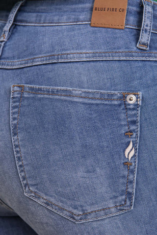 BLUE FIRE Lara Skinny Jeans - Sun-Washed Horizon Blue - 1136.234
