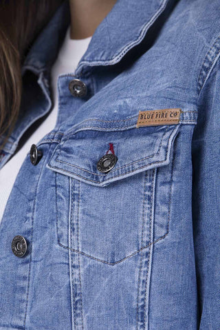 BLUE FIRE GIPSY Jeansjacke - Shorelight Blue - 3000.234