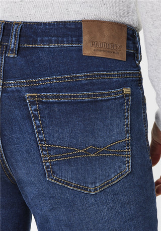 PADDOCKS PIPE Slim-Fit Jeans - Indigo Canyon Wash - 80199 3695.5755