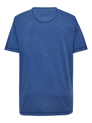 PADDOCKS Ospig T-Shirt Kurzarm Shirt Rundhals - Ocean Slate Melange - 38016 7043.0800