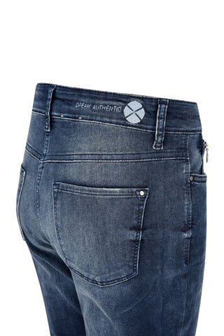 MAC DREAM SLIM Five-Pocket - Midnight Washed Blue - 5487-90-0356-D856