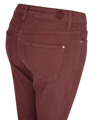 MAC Dream Skinny Jeans - Rusty Bordeaux Red - 5402-00-0355-495R
