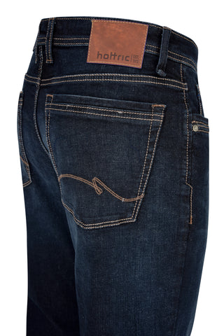 HATTRIC Hunter Jeans - Indigo Night Worn - 688385 9696.95