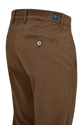 PIERRE CARDIN Lyon Chino - Coffee Caravan Brown - 33757 2000.70