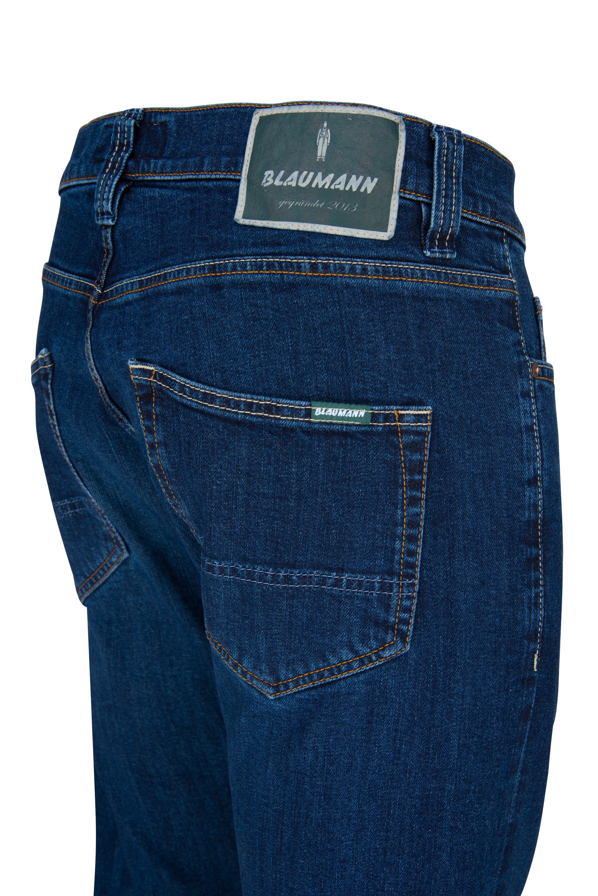 BLAUMANN JEANS STRETCH KANSAS Extra Schmal-Jeans - Indigo Shadow Blue - 1007-201-469 von Blaumann Jeans