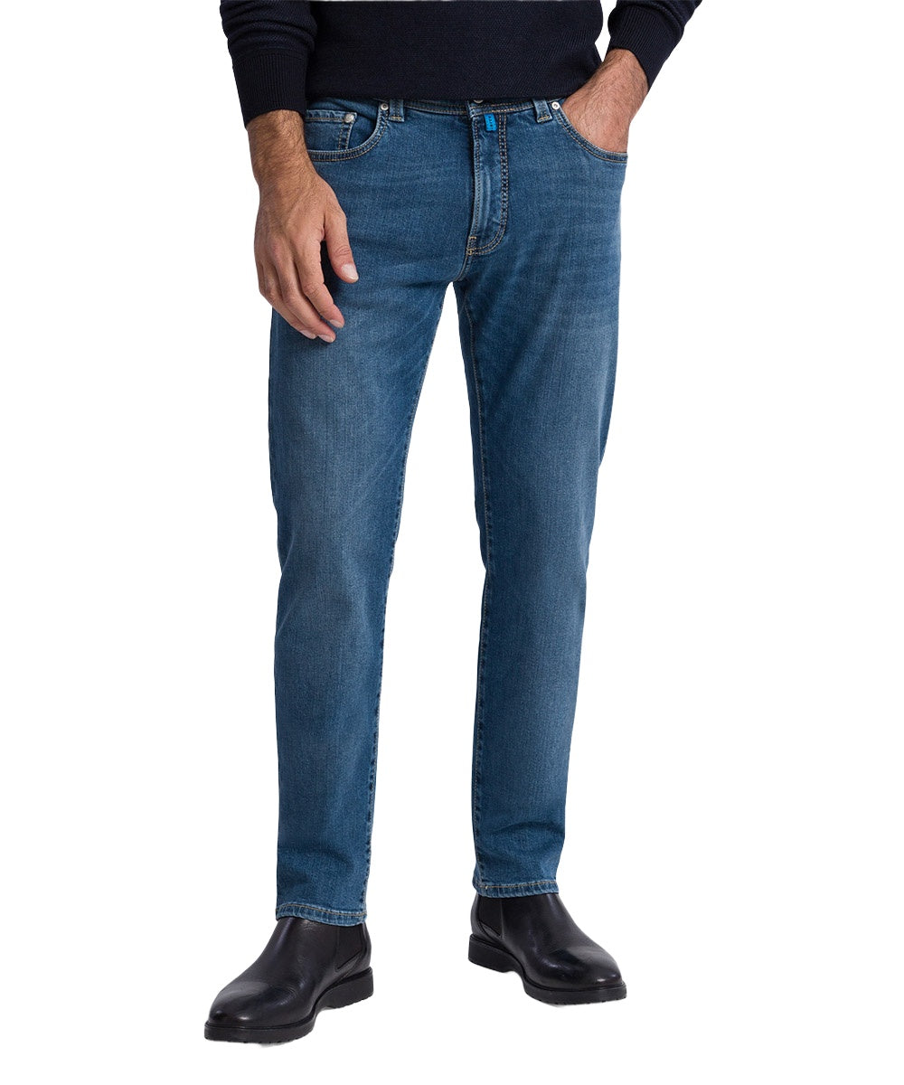 PIERRE CARDIN LYON TAPERED - Coastal Indigo Blue - 34510 8037.6817