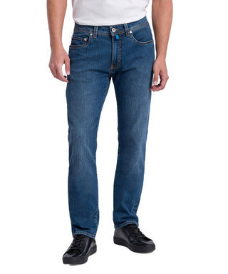 PIERRE CARDIN LYON Tapered Jeans - Deep Harbor Blue - 34510 8037.6831
