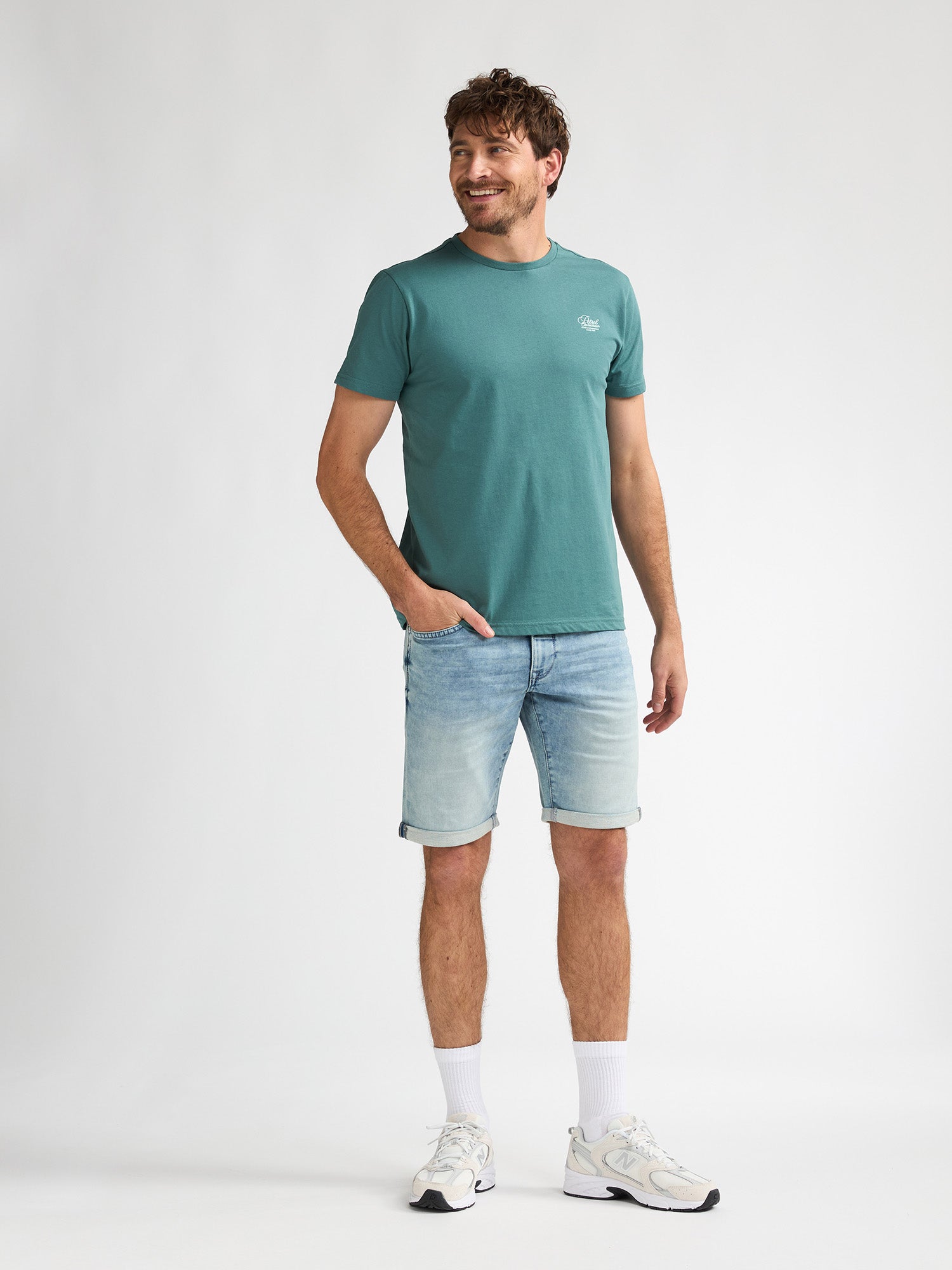 PETROL INDUSTRIES Jackson Shorts - Misty Harbor Blue - M-ROS-SHO001 5707 von Petrol Industries