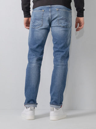 PETROL INDUSTRIES Riley Herren Straight Jeans - Ocean Roam Blue - RILEY 5751