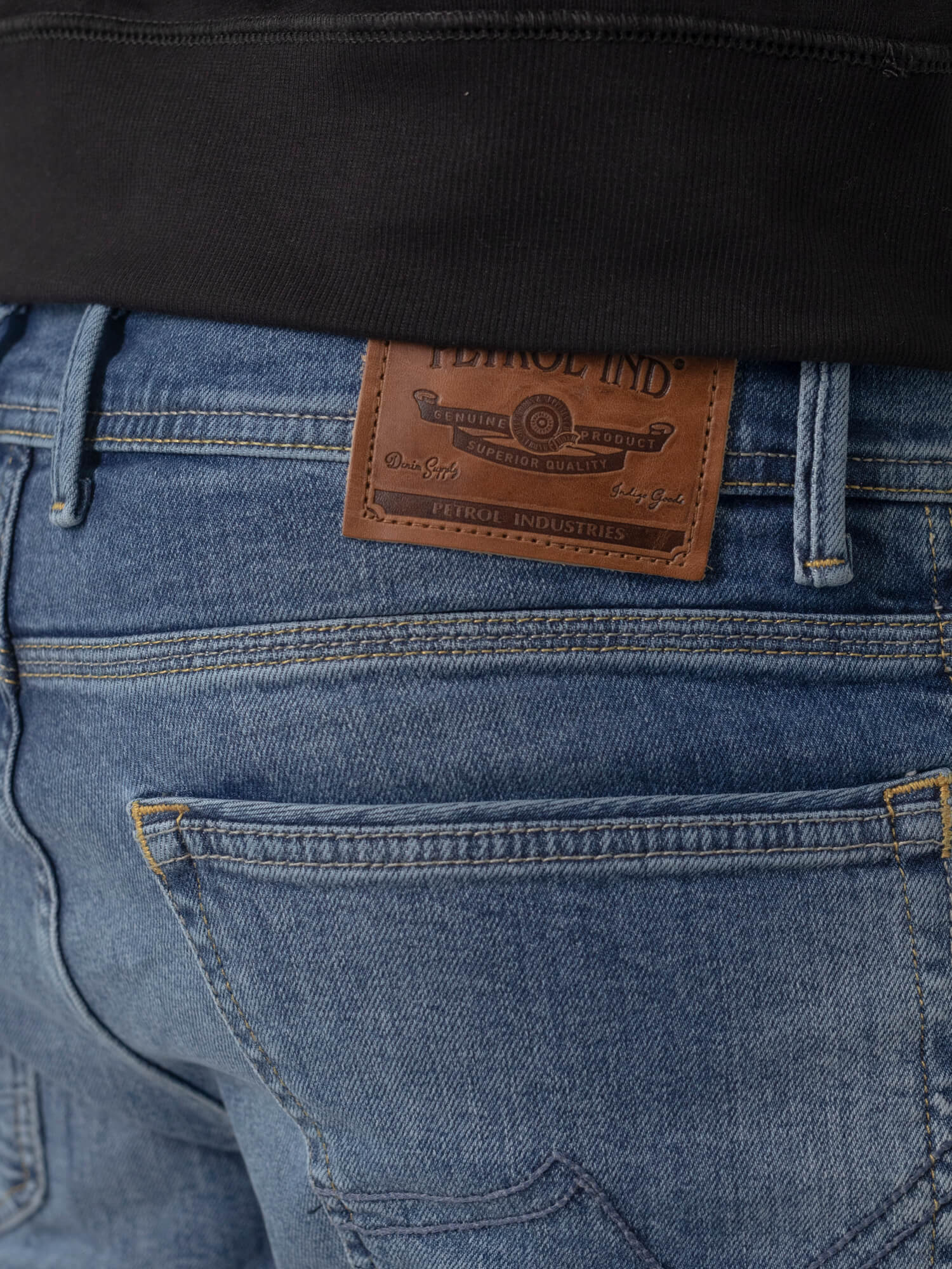 PETROL INDUSTRIES Riley Herren Straight Jeans - Ocean Roam Blue - RILEY 5751 von Petrol Industries