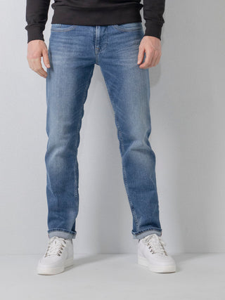 PETROL INDUSTRIES Riley Herren Straight Jeans - Ocean Roam Blue - RILEY 5751