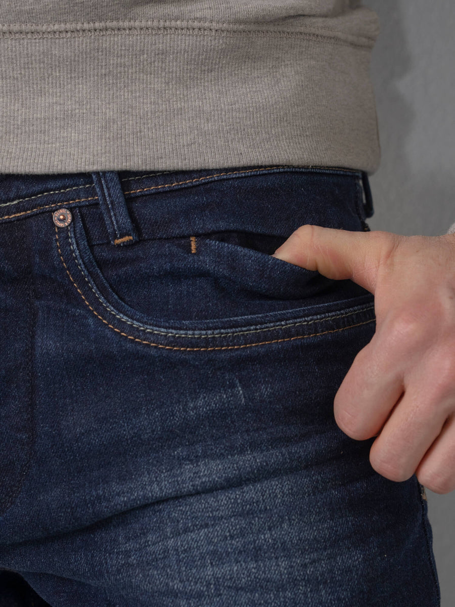 PETROL INDUSTRIES Riley Five Pocket - Indigo Workshop Blue - RILEY 5802