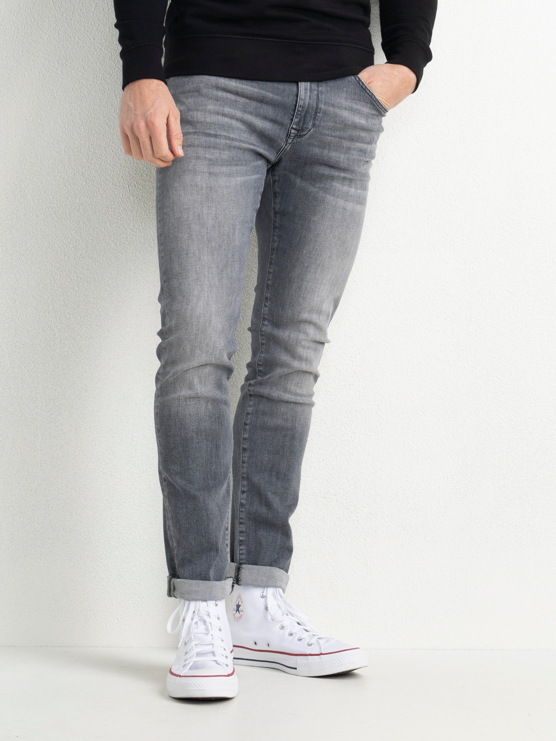 PETROL INDUSTRIES Seaham Five Pocket - Stormy Harbor Grey - SEAHAM-FUTUREPROOF 9700 von Petrol Industries