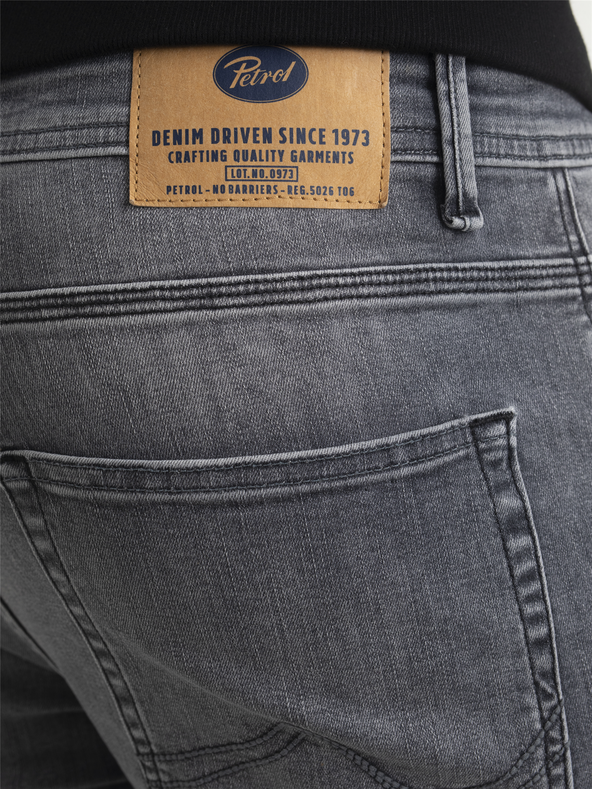 PETROL INDUSTRIES Seaham Five Pocket - Stormy Harbor Grey - SEAHAM-FUTUREPROOF 9700 von Petrol Industries