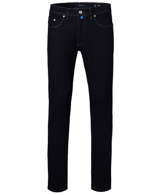 PIERRE CARDIN LYON Tapered Jeans - Midnight Ink Stonewash - 34510 8007.6801
