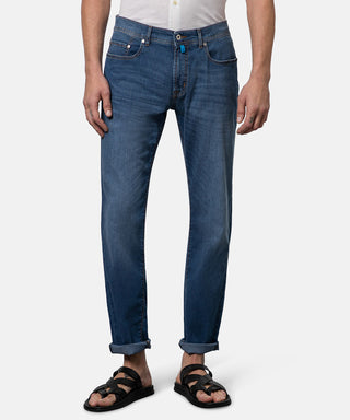 PIERRE CARDIN LYON Five Pocket - Coastal Indigo Used - 30910 7330.6824
