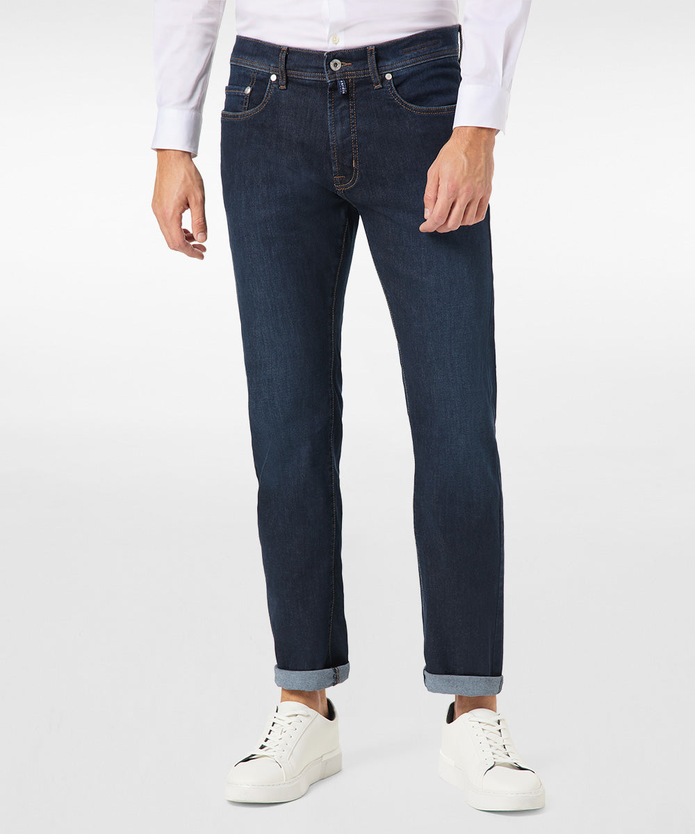 PIERRE CARDIN Lyon Voyage Five Pocket - Rinse Midnight Indigo - 38915 7701.03