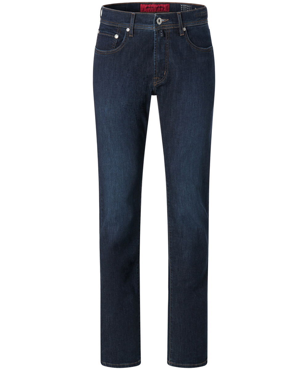 PIERRE CARDIN Lyon Voyage Five Pocket - Rinse Midnight Indigo - 38915 7701.03