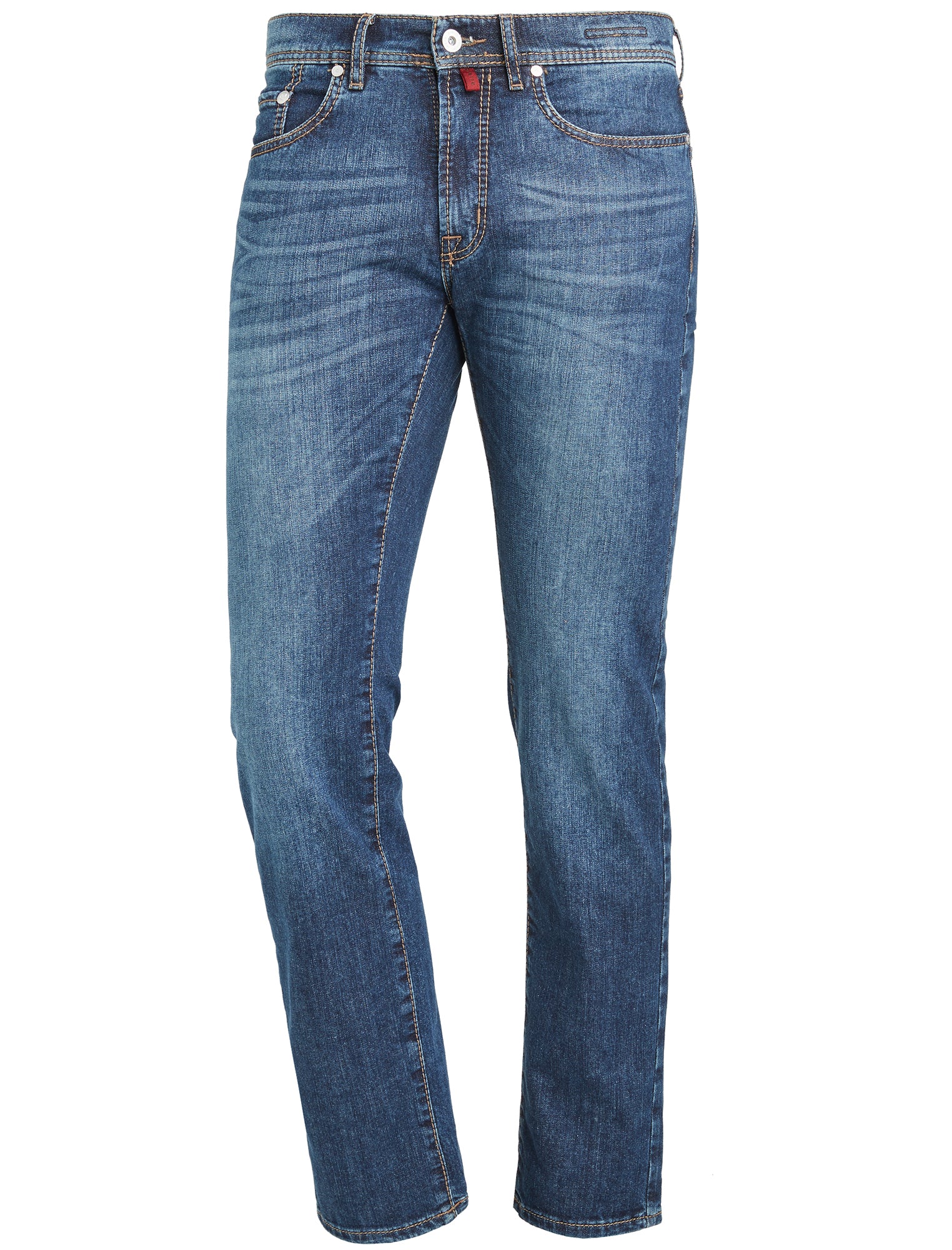 PIERRE CARDIN LYON Five Pocket - Indigo Weathered Wash - 3091 7144.09 von Pierre Cardin
