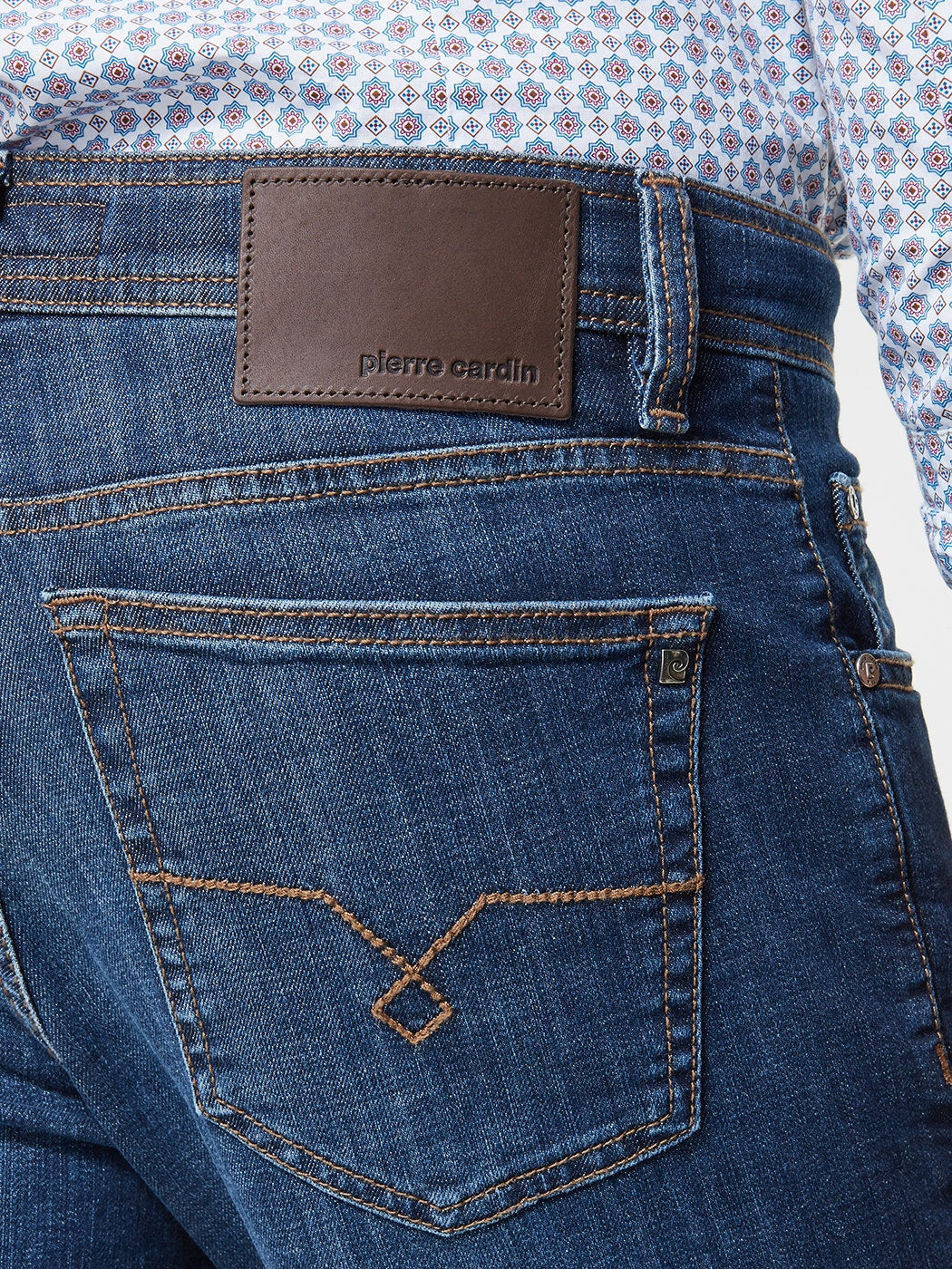 PIERRE CARDIN Deauville Jeans - Indigo Horizon Blue - 3196 7200.07 von Pierre Cardin