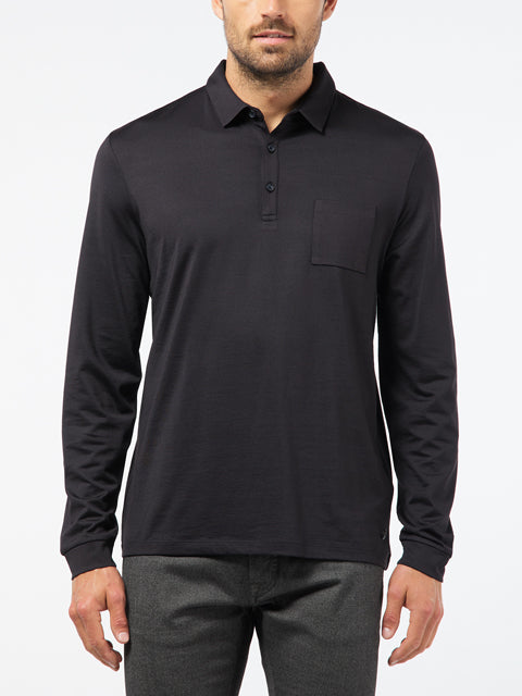 PIERRE CARDIN Voyage Poloshirt - Midnight Shadow Black - 53704 92317.2000