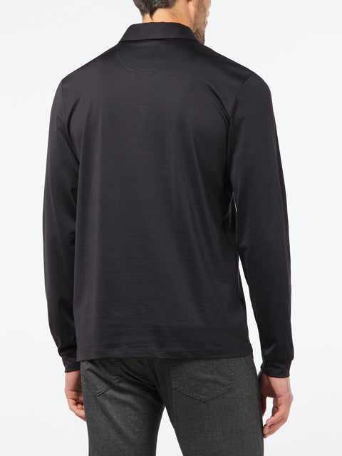 PIERRE CARDIN Voyage Poloshirt - Midnight Shadow Black - 53704 92317.2000 von Pierre Cardin