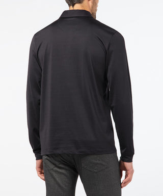 PIERRE CARDIN POLOSHIRT LANGARM - Midnight Ink Blue - 53704 92317.3000