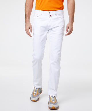 PIERRE CARDIN Deauville Jeans - Alabaster Breeze White - 31961 7330.10