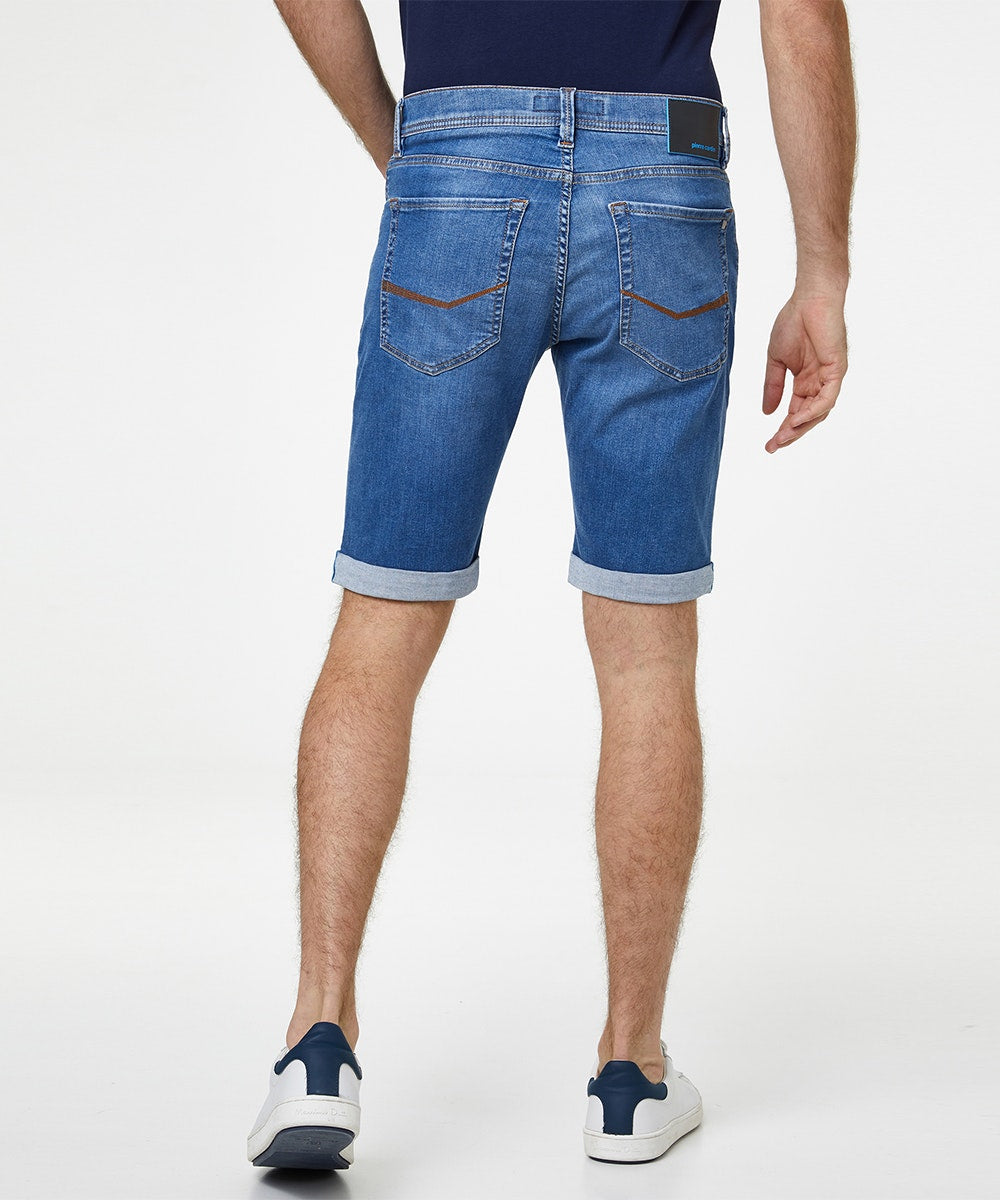 PIERRE CARDIN Futureflex Shorts - Coastal Chambray - 3452 8882.17 von Pierre Cardin