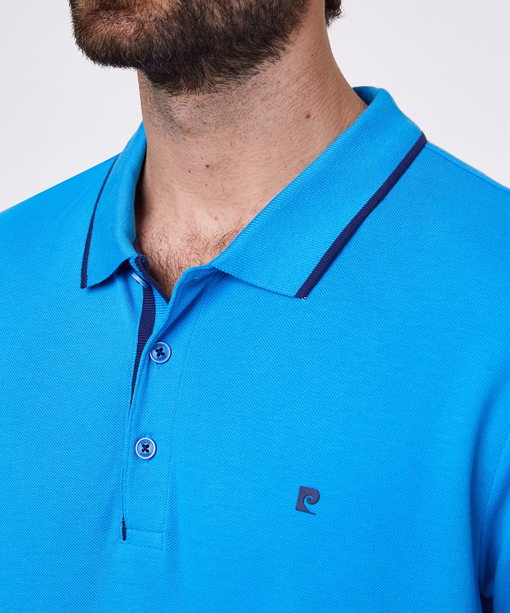 PIERRE CARDIN POLOSHIRT COTTON PIQUE diving 52114 1225.3760 von Pierre Cardin