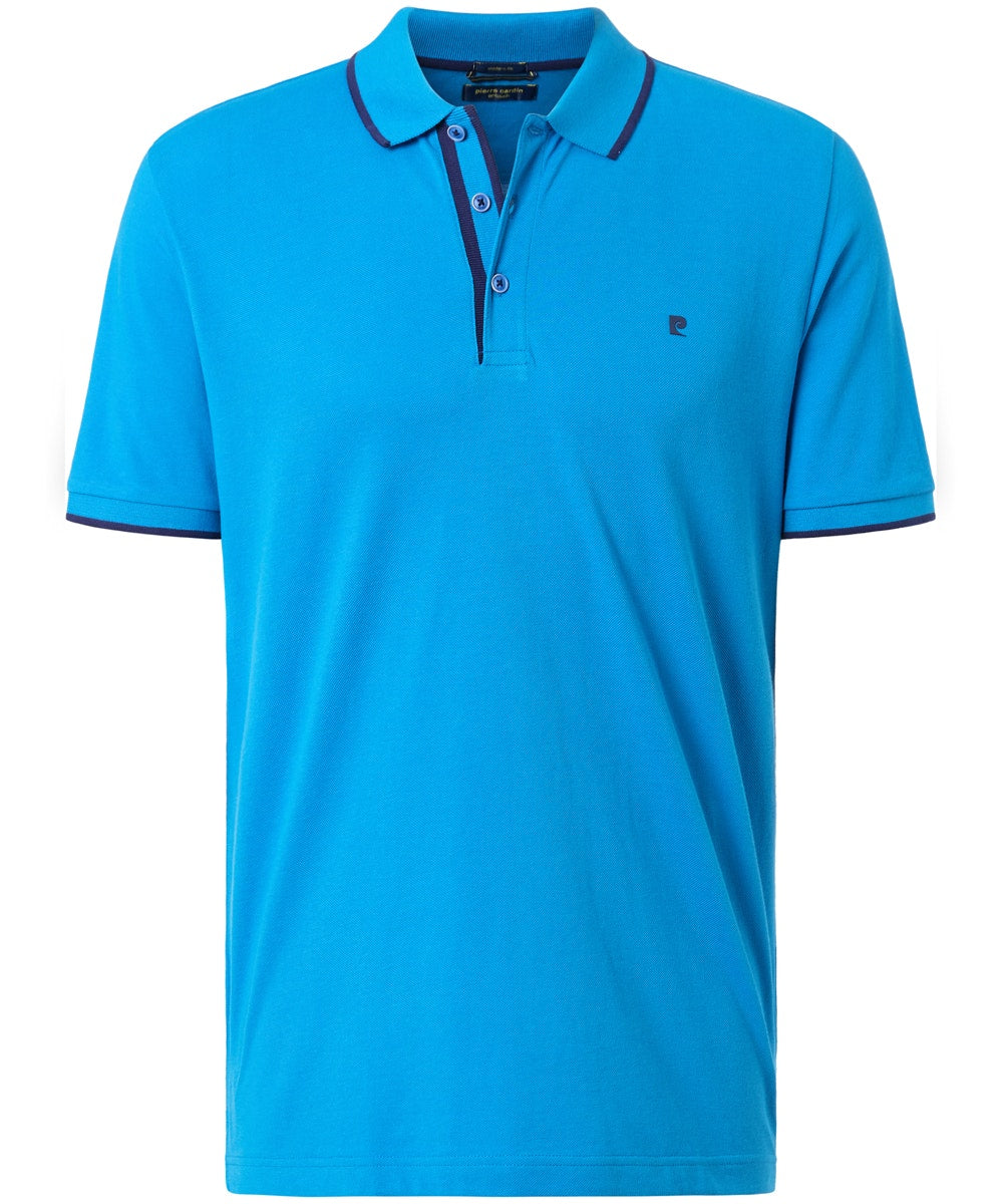 PIERRE CARDIN POLOSHIRT COTTON PIQUE diving 52114 1225.3760