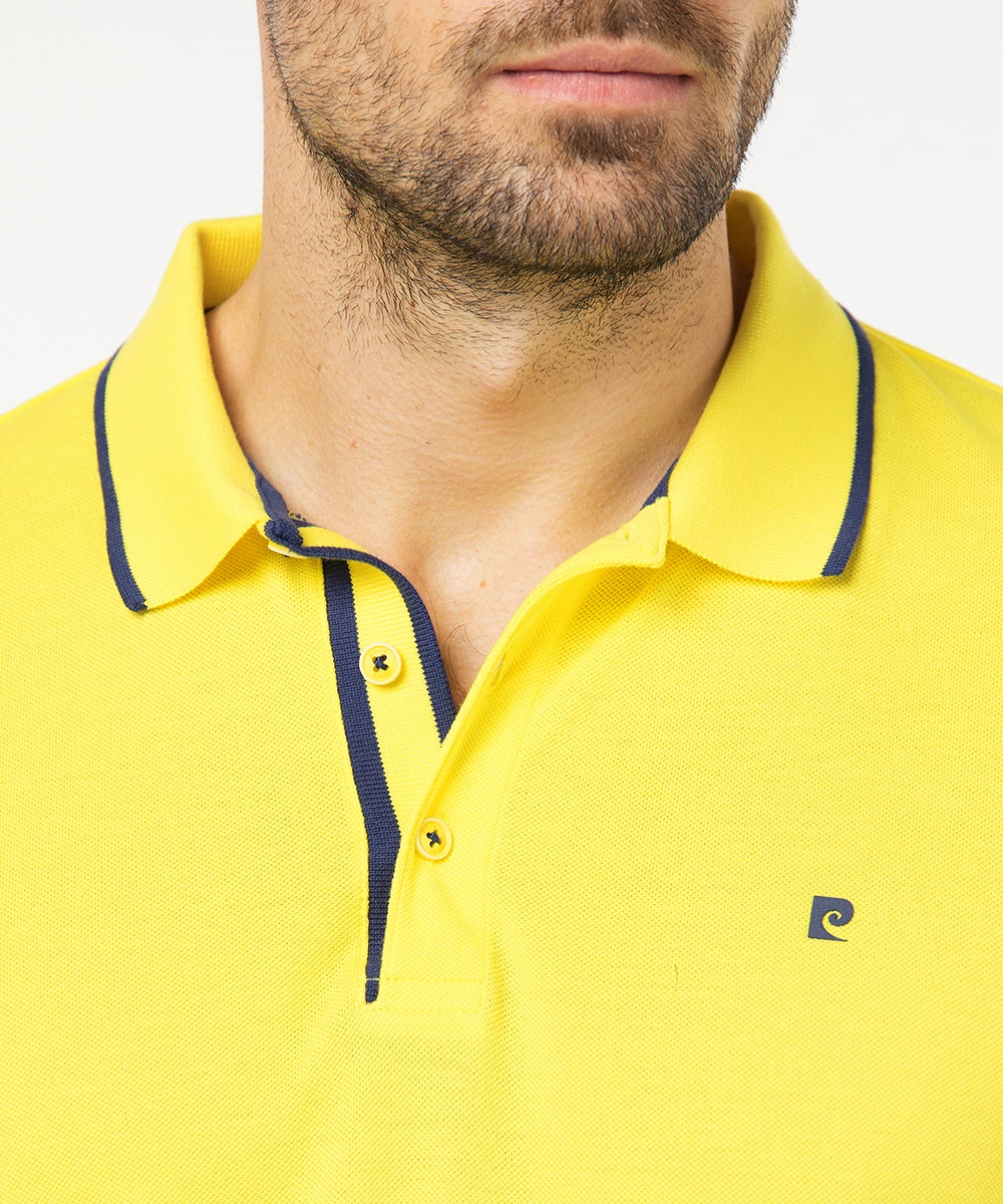 PIERRE CARDIN POLOSHIRT COTTON PIQUE Popcorn Sun Polo - 52114 1225.4034 von Pierre Cardin