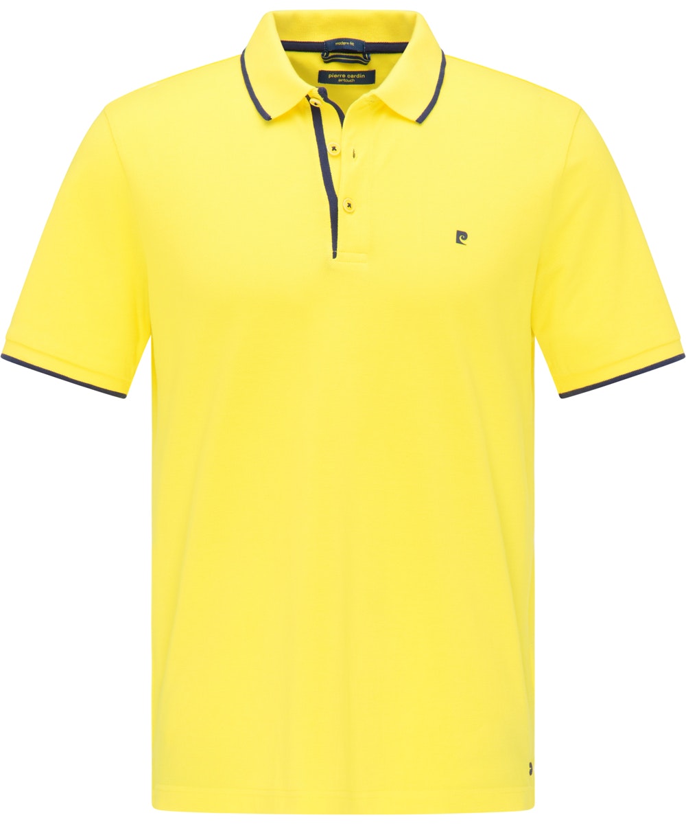 PIERRE CARDIN POLOSHIRT COTTON PIQUE Popcorn Sun Polo - 52114 1225.4034