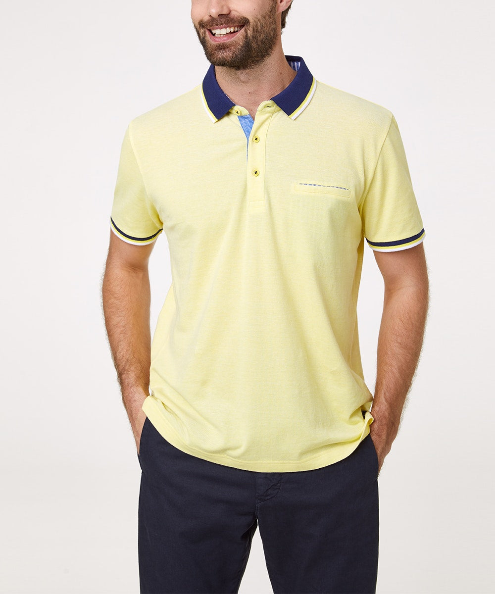 PIERRE CARDIN Poloshirt Bicolor - Sunbeam Canary - 52124 1226.4034