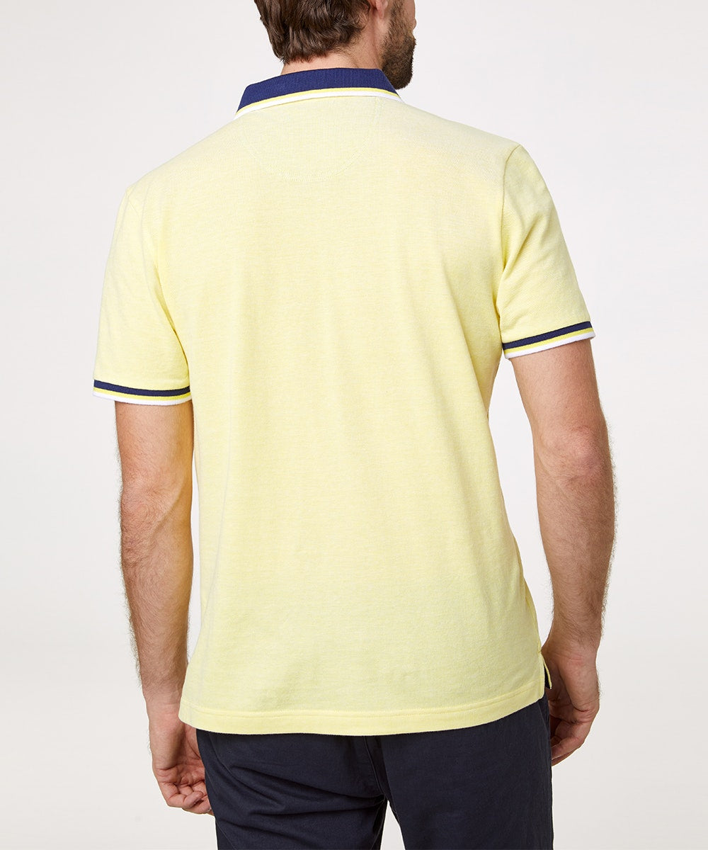 PIERRE CARDIN Poloshirt Bicolor - Sunbeam Canary - 52124 1226.4034 von Pierre Cardin