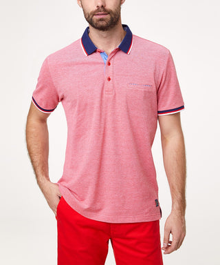 PIERRE CARDIN Poloshirt Bicolor - Blush Coral Red - 52124 1226.5080