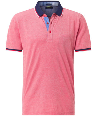 PIERRE CARDIN Poloshirt Bicolor - Blush Coral Red - 52124 1226.5080
