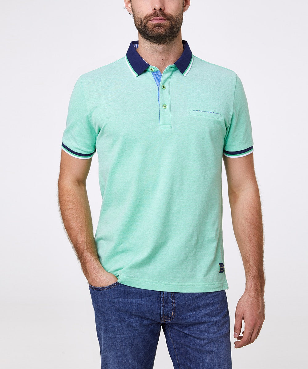 PIERRE CARDIN Poloshirt - Mint Riviera Green - 52124 1226.6275