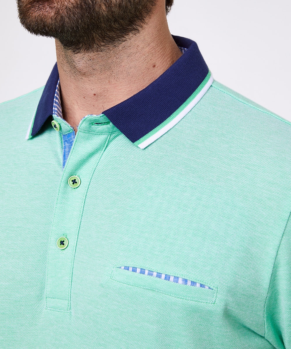 PIERRE CARDIN Poloshirt - Mint Riviera Green - 52124 1226.6275 von Pierre Cardin