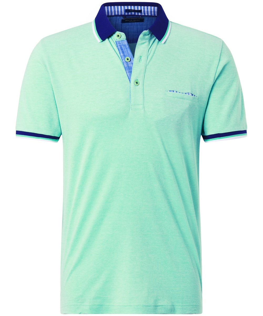 PIERRE CARDIN Poloshirt - Mint Riviera Green - 52124 1226.6275