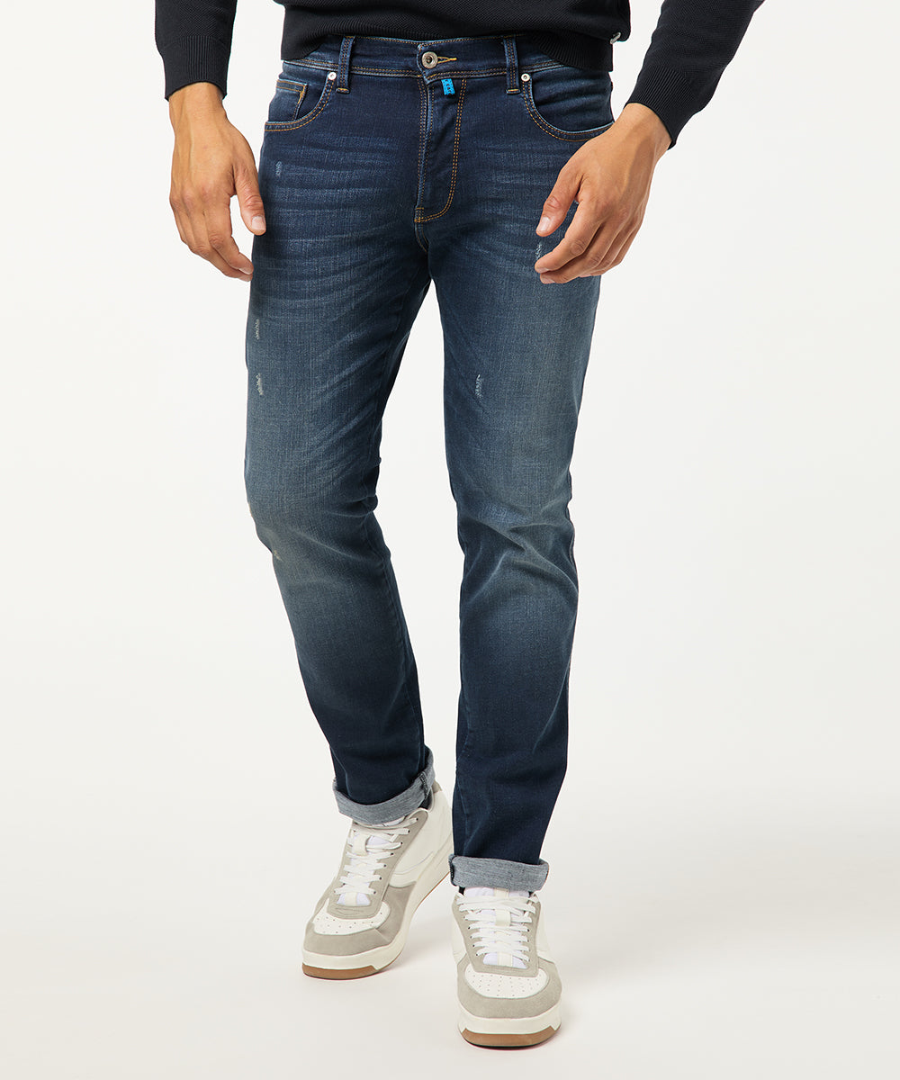 PIERRE CARDIN LYON Hose - Midnight Indigo Wash - 3411 8854.01