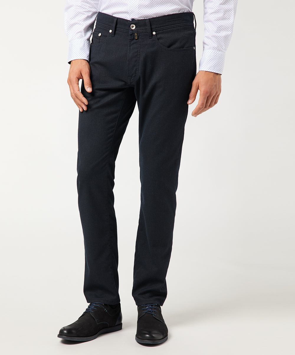 PIERRE CARDIN LYON Hose - Obsidian Shadow Pinstripe - 30917 4795.68 von Pierre Cardin